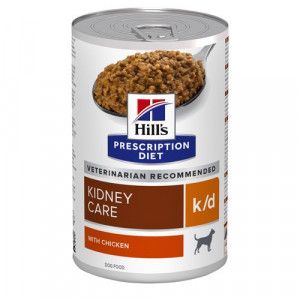 Hill&apos;s Prescription Diet K/D Kidney Care hondenvoer met kip blik 2 trays (24 x 370 g)