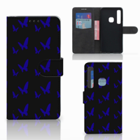 Samsung Galaxy A9 2018 Telefoon Hoesje Vlinder Patroon