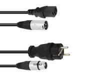 PSSO Combi Cable Safety Plug/XLR 5m - thumbnail