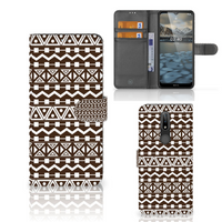 Nokia 2.4 Telefoon Hoesje Aztec Brown - thumbnail