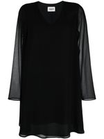 Claudie Pierlot robe courte évasée à col v - Noir