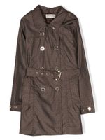 Michael Kors Kids trench à motif monogrammé - Marron