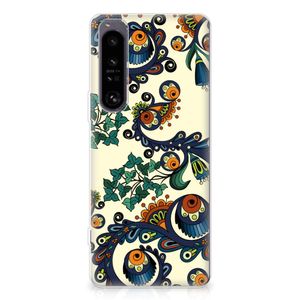 Siliconen Hoesje Sony Xperia 1 IV Barok Flower