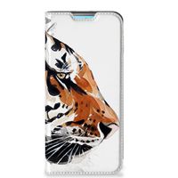 Bookcase Xiaomi Redmi 10 Watercolor Tiger - thumbnail