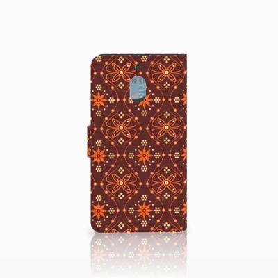 Nokia 2.1 (2018) Telefoon Hoesje Batik Brown
