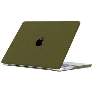 Lunso MacBook Air 13 inch M2/M3 (2022-2024) cover hoes - case - Sand Army Green