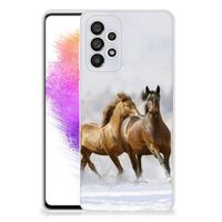 Samsung Galaxy A73 5G TPU Hoesje Paarden