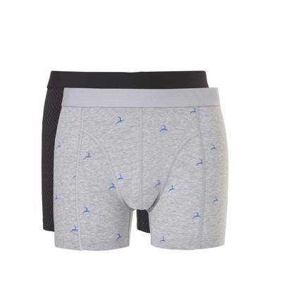 Ten Cate Men Basic Shorts Blue Deer Black Graphic-M