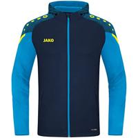 JAKO 6822 Pervoor mance capuchonjack voor kinderen uniseks Marine/jako blauw 128
