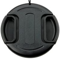 JJC 86mm Snap On/Clip On Lens Cap Protection Cover met Keeper voor DSLR Camera - Zwart