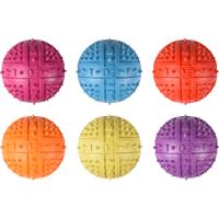 Hondenspeelgoed Stekelbal Rubber - 9 cm 9 cm Flamingo Multicolor