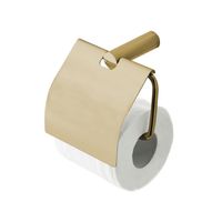 Toiletrolhouder Aqua Splash Goldy Inclusief Klep Geborsteld Messing Goud Aqua Splash