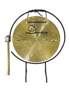 DIMAVERY Gong, 25cm with stand/mallet