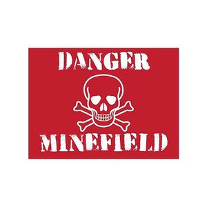 Wandplaat Minefield