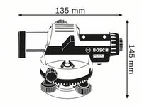 Bosch Professional GOL 26 G Optisch nivelleerinstrument Reikwijdte (max.): 100 m Optische vergroting (max.): 26 x - thumbnail