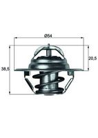 Thermostaat, koelvloeistof TX383D