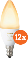 Philips Hue White Ambiance E14 12-Pack