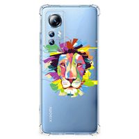 Xiaomi 12 Lite Stevig Bumper Hoesje Lion Color