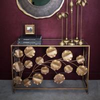 PTMD Sidetable 'Kacey', 120 x 80 x 40cm, kleur Goud