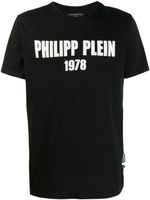 Philipp Plein t-shirt à logo imprimé - Noir