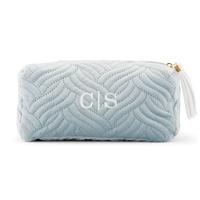 Toilettas quilted velvet spa gepersonaliseerd