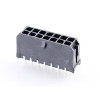 Molex 430451413 Male header, inbouw (standaard) Totaal aantal polen: 14 Rastermaat: 3 mm Inhoud: 1 stuk(s) Tray