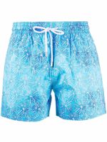 Vilebrequin short de bain à imprimé graphique - Bleu