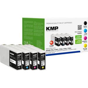 KMP Inktcartridge vervangt Epson 79XL, T7901, T7902, T7903, T7904 Compatibel Combipack Zwart, Cyaan, Magenta, Geel E220VX 1628,4005