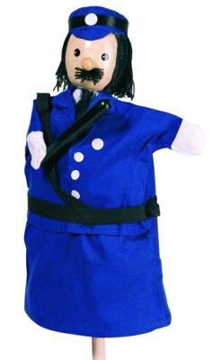 Goki Handpop Politie 27cm