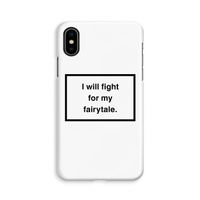 Fight for my fairytale: iPhone Xs Volledig Geprint Hoesje