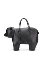 Thom Browne sac Bear en cuir grainé - Noir - thumbnail