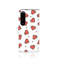 Sony Xperia 1 IV Telefoon Hoesje Hearts - thumbnail