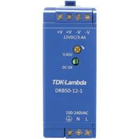 TDK-Lambda DRB50-12-1 DIN-rail netvoeding 12 V/DC 4.2 A 50.4 W Aantal uitgangen: 1 x Inhoud: 1 stuk(s) - thumbnail