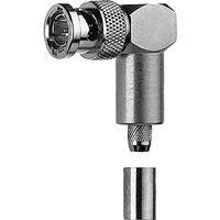 Telegärtner Telegaertner J01000A0024 BNC-connector, plug, schuin 50 graden Celsius, 1 stuk
