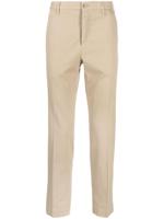 Incotex Low waist geplooide chino - Beige