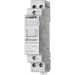 Finder 20.23.8.024.4000 Stroomstootschakelaar DIN-rail 1x NC, 1x NO 24 V/AC 1 stuk(s)