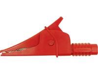 Cliff Croc Clip Veiligheids-krokodilklem Steekaansluiting 4 mm CAT III 1000 V Bruin