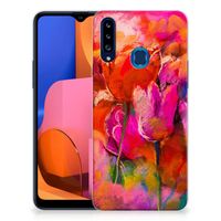 Hoesje maken Samsung Galaxy A20s Tulips