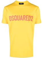 DSQUARED2 t-shirt à logo imprimé - Jaune