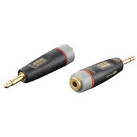 DAP Xcaliber XGA43 Mini Jack male mono naar Mini Jack female stereo verloopplug - thumbnail