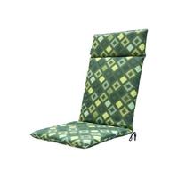 Madison - Tuinkussen Hoge Rug 120x50 - Groen - Grids Green