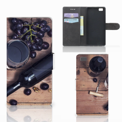 Huawei Ascend P8 Lite Book Cover Wijn