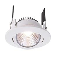 KapegoLED plafondinbouwlamp, COB-68-350 mA-4000 K rond, plat, wit EEK: A++