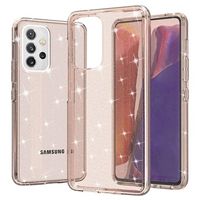 Stijlvolle Glitter Series Samsung Galaxy A53 5G Hybrid Case - Goud - thumbnail