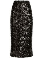 Dolce & Gabbana jupe crayon mi-longue à sequins - Noir