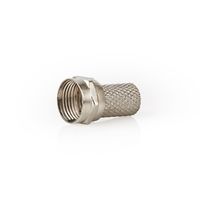 Nedis F-Connector | Male | Twist-On | 7.5 mm | Zilver | 25 Stuks | 1 stuks - CSVC41908ME CSVC41908ME