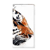 Bookcase Samsung Galaxy A54 Watercolor Tiger