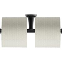 Duravit Starck T Toiletrolhouder - dubbel - zonder klep - zwart mat 0099384600 - thumbnail