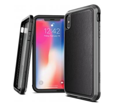X-Doria Defense Lux Leather cover iPhone XS Max zwart - XD-DEFLUXL-IPHXP-BLK X-Doria Defense Lux Leather cover iPhone XS Max zwart - XD-DEFLUXL-IPHXP-BLK