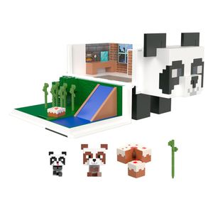 Minecraft Mob Head Minis Playset Panda Playhouse